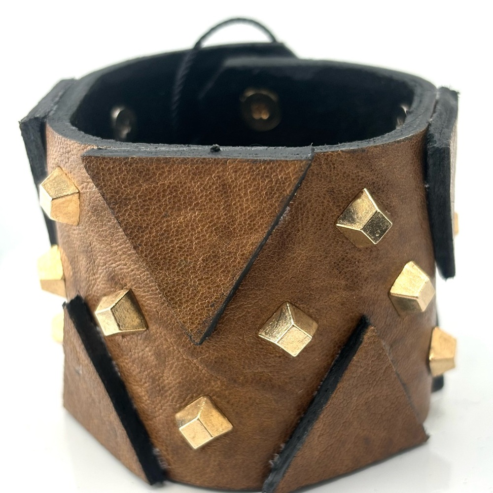 The Angelic Rock Leather Bracelet
